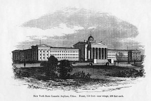 New York State Lunatic Asylum at Utica by American School